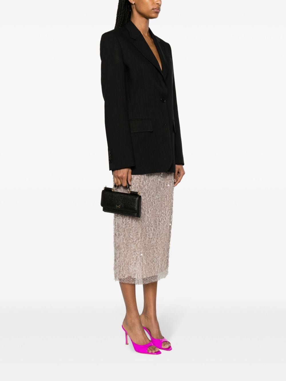 Dolce & Gabbana Mini bag in dauphine print calfskin Dolce & Gabbana 