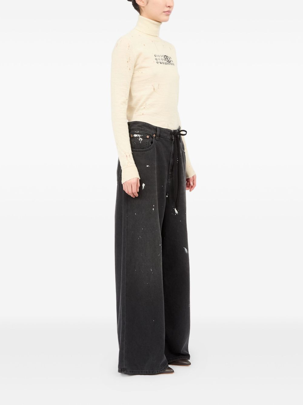 MM6 Maison Margiela Jeans Black MM6 Maison Margiela