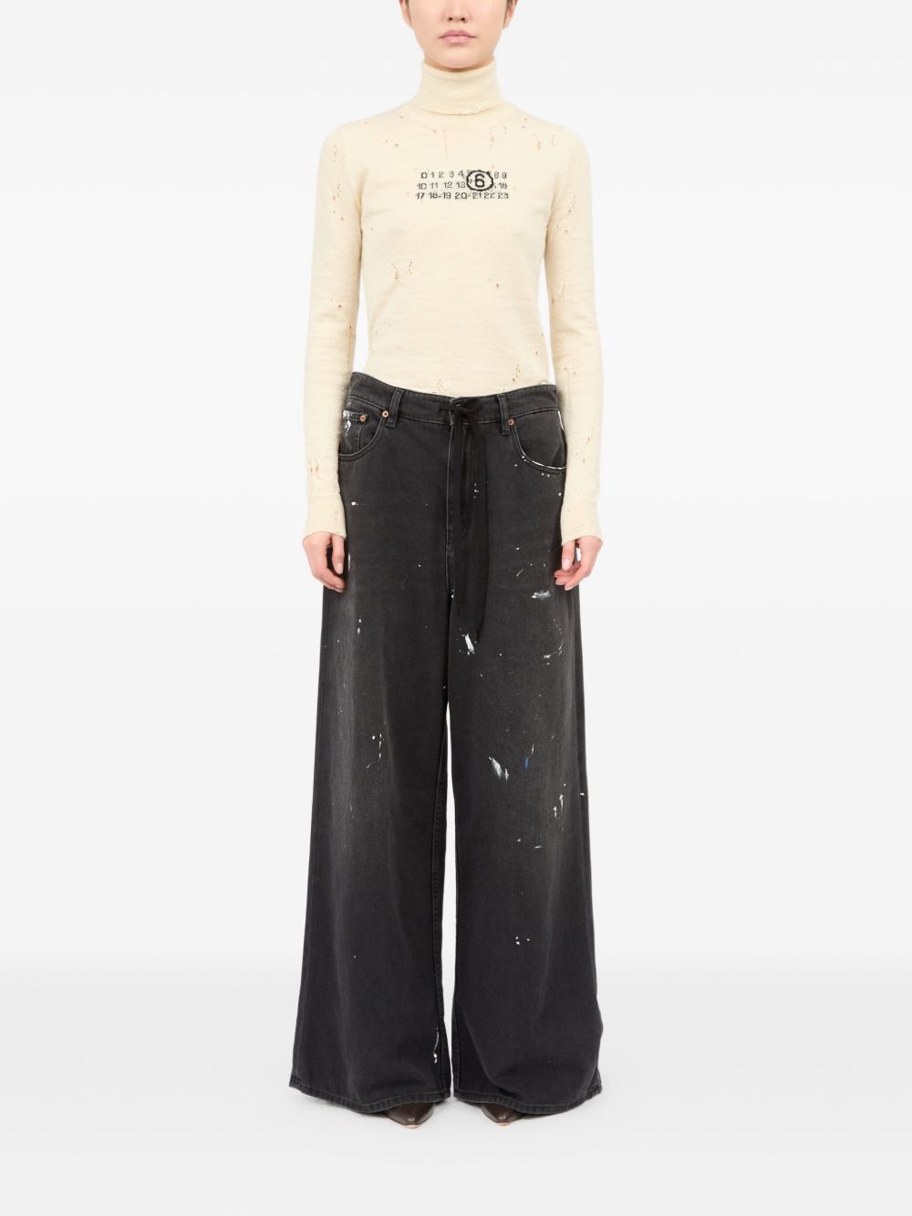 MM6 Maison Margiela Jeans Black MM6 Maison Margiela