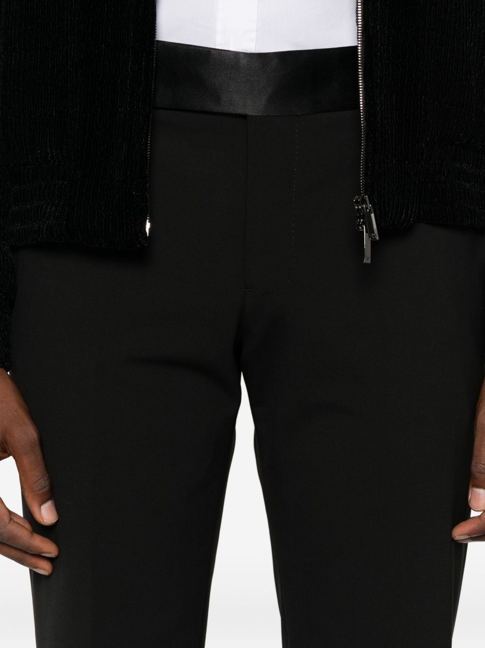 Emporio Armani Trousers Black Emporio Armani