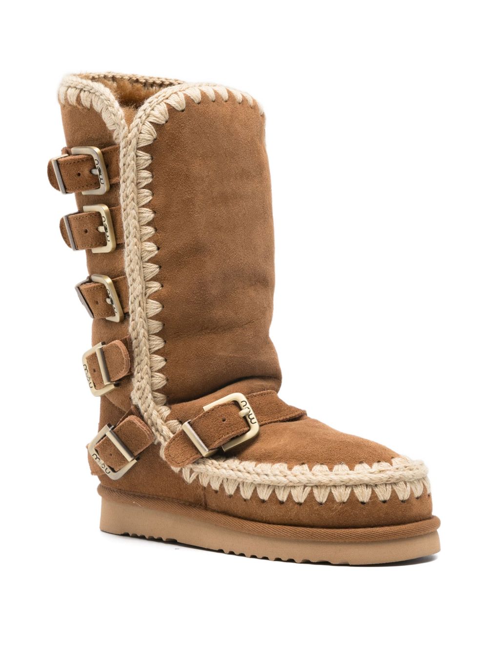 Mou Boots Leather Brown Mou 