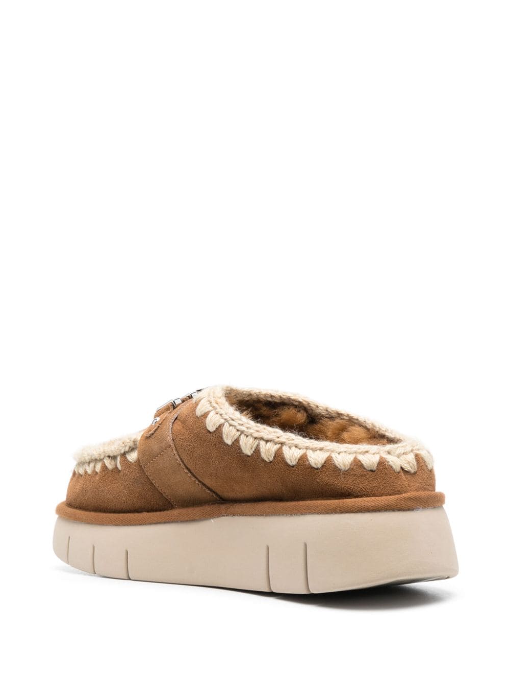 Mou Sandals Leather Brown Mou 