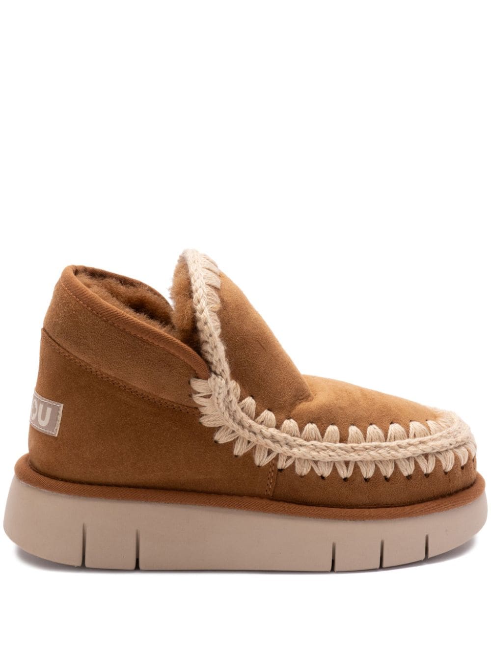 Mou Boots Leather Brown Mou 