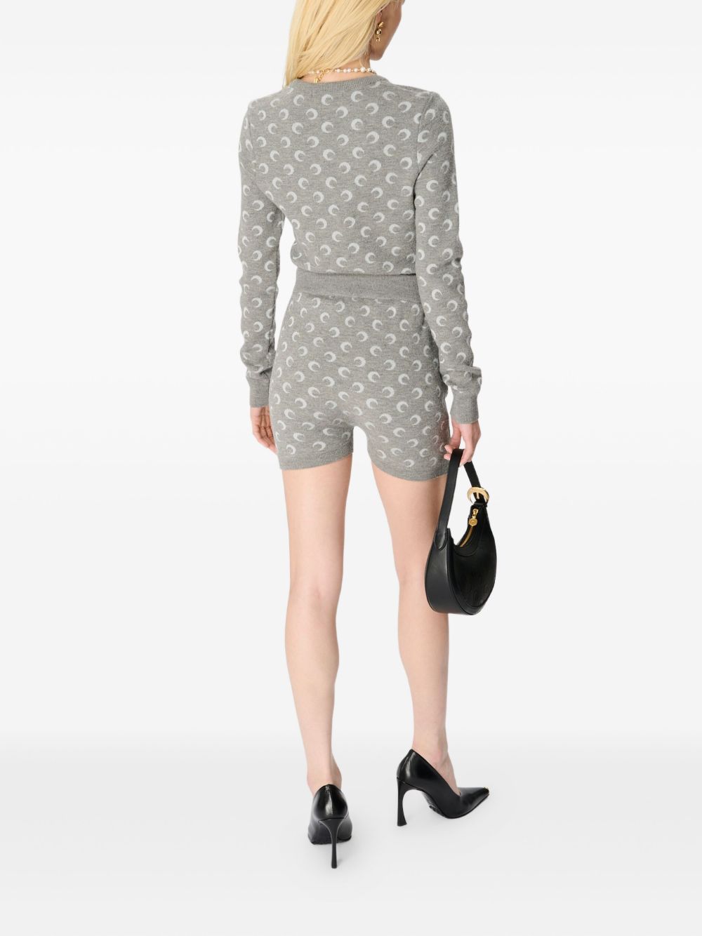 MARINE SERRE Sweaters Light Grey Marine Serre
