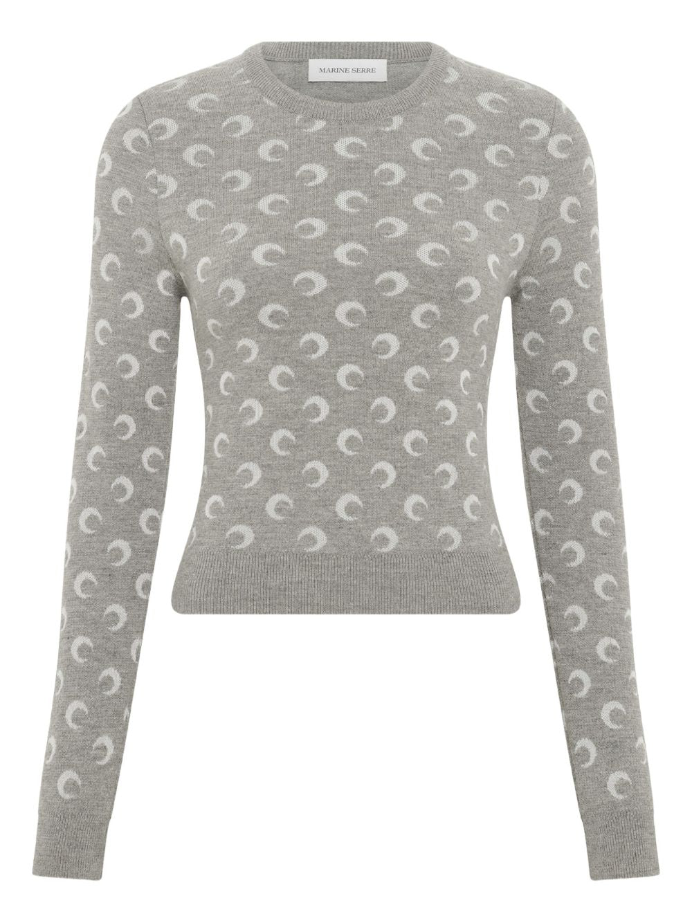 MARINE SERRE Sweaters Light Grey Marine Serre