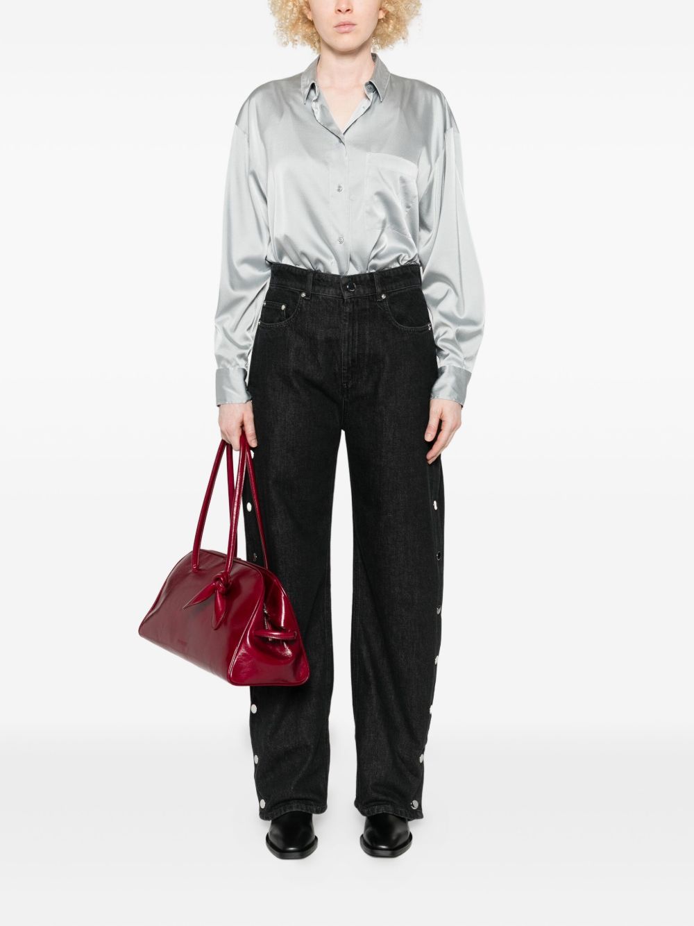 Forte Forte Shirts Grey Forte Forte 