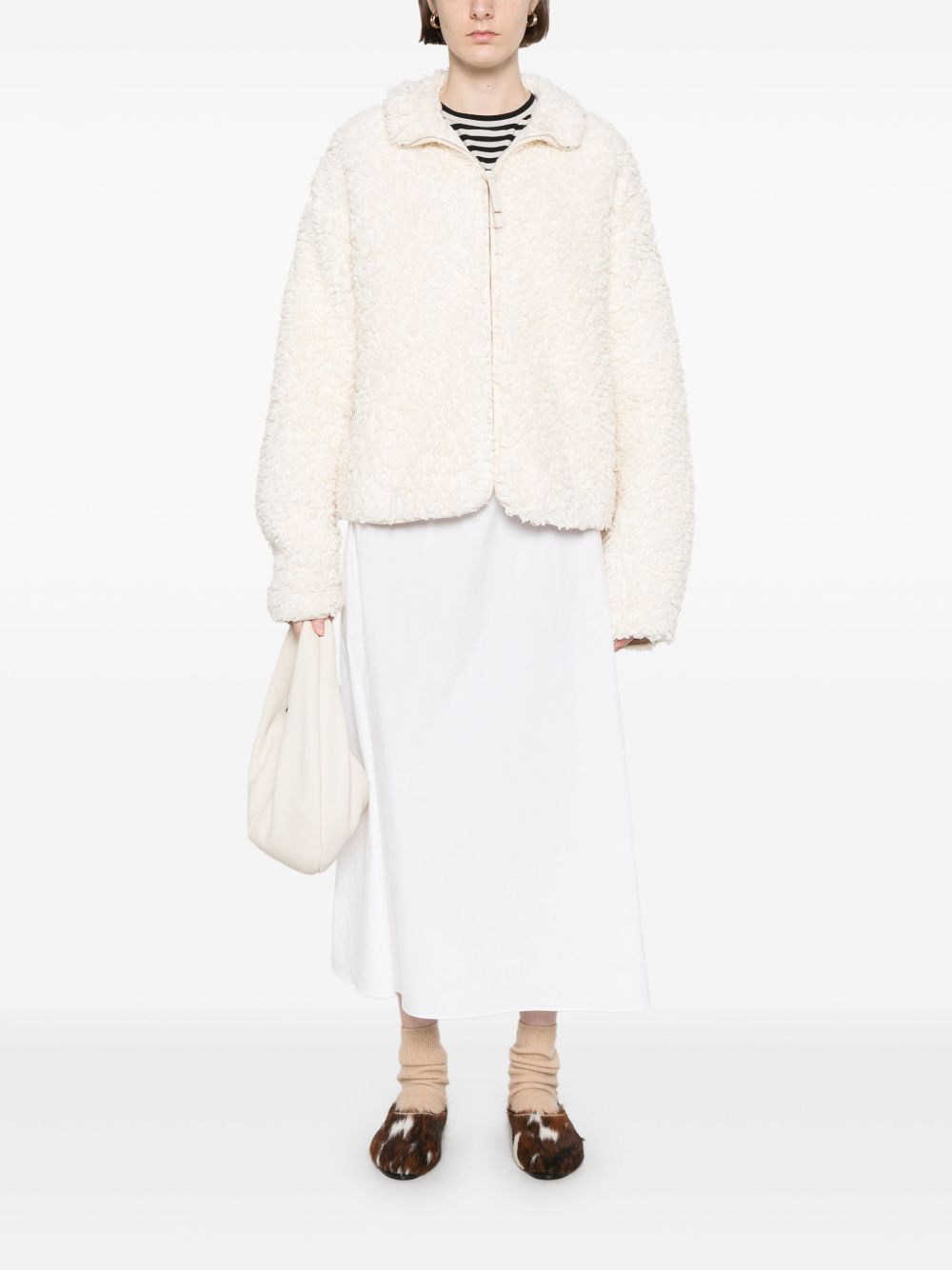 JIL SANDER PLUS Jackets White Jil Sander Plus 