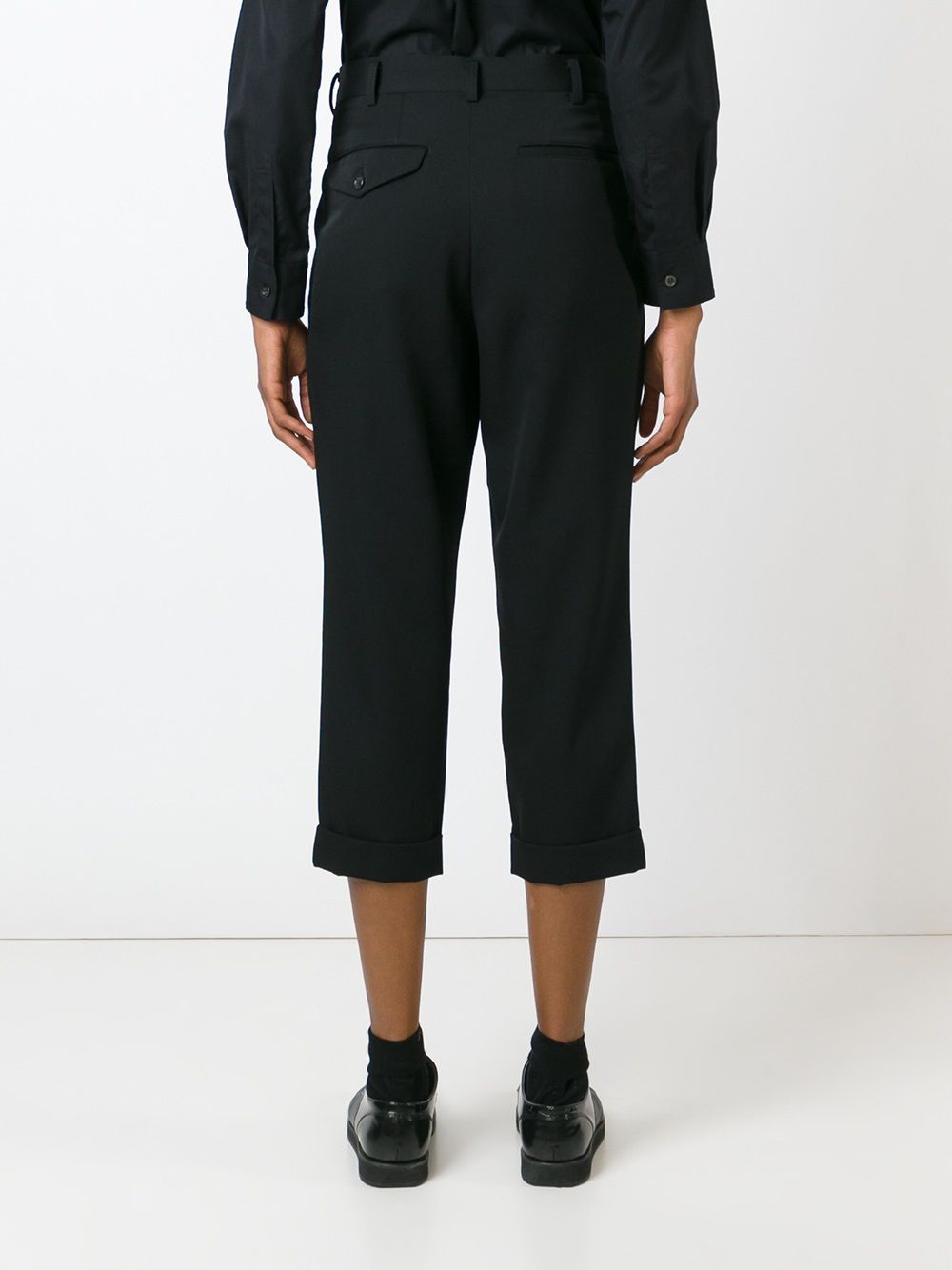 Comme Comme Trousers Black Comme Comme