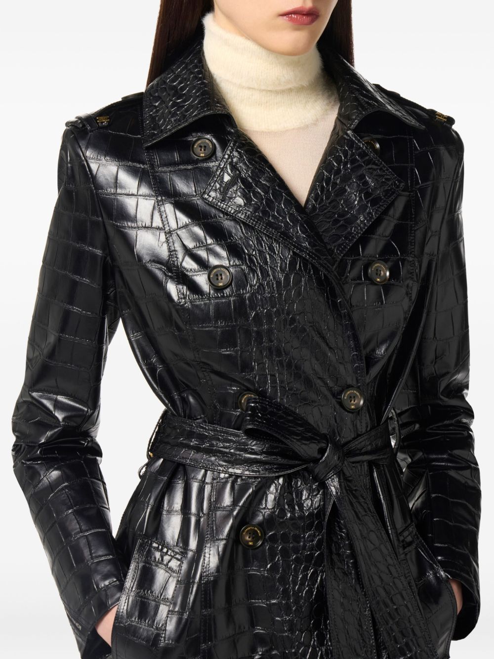 Elisabetta Franchi Coats Black Elisabetta Franchi