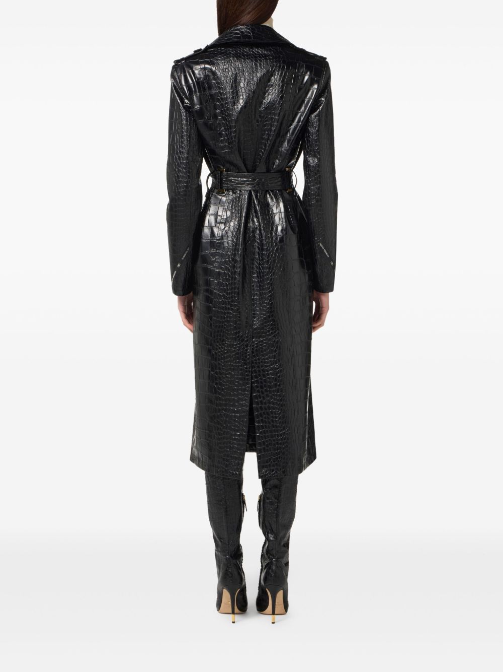 Elisabetta Franchi Coats Black Elisabetta Franchi