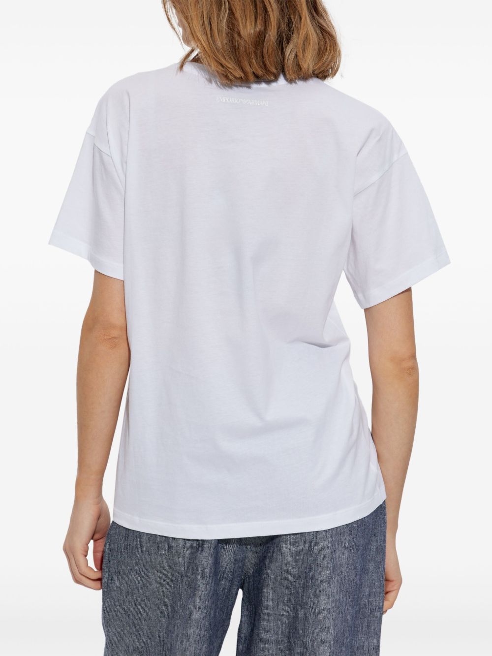 Emporio Armani T-shirts and Polos White Emporio Armani 
