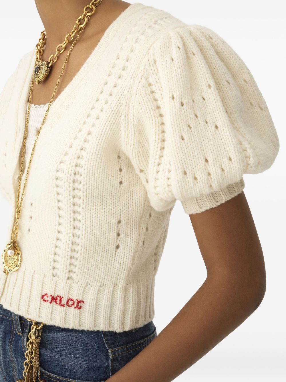 Chloé Chloè Top White Chloé 