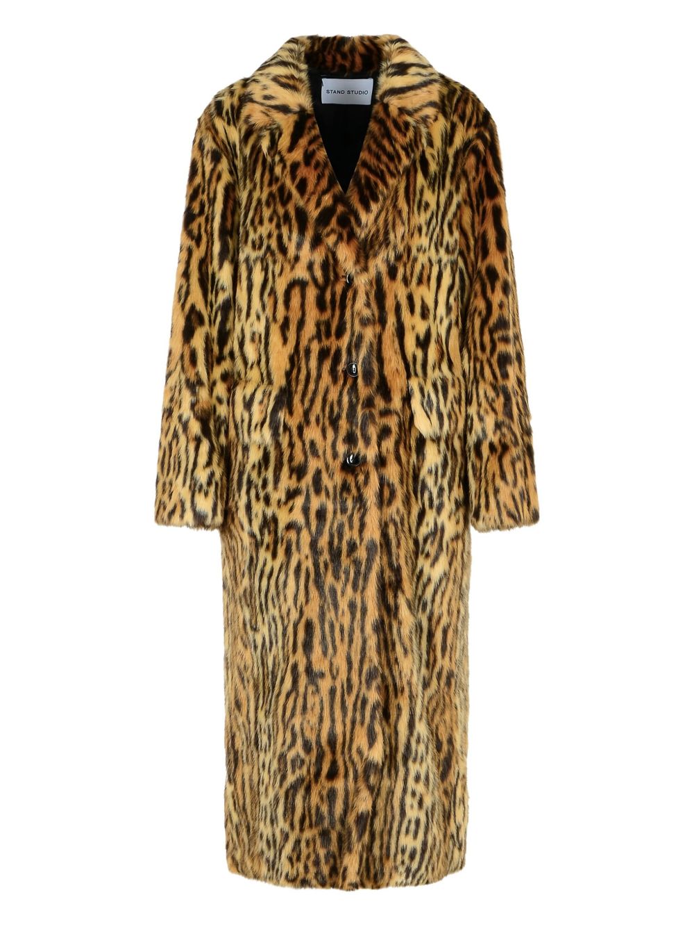 Stand Studio Animal-print faux-fur coat Stand Studio 