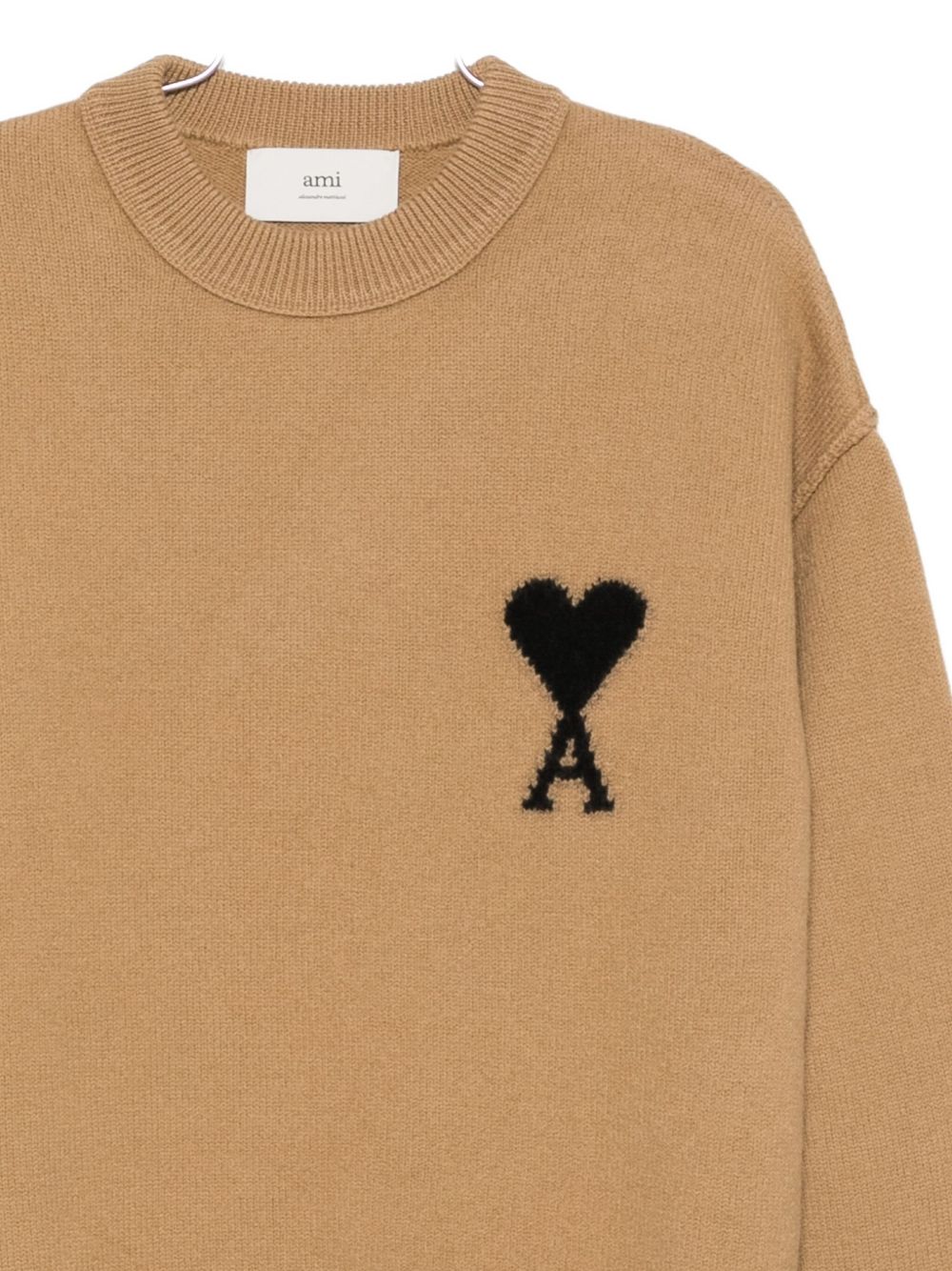 Ami Paris Sweaters Camel Ami Paris 