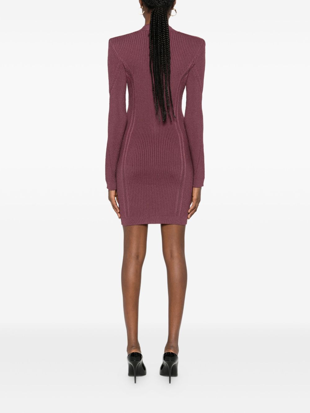 Balmain Dresses Purple Balmain 