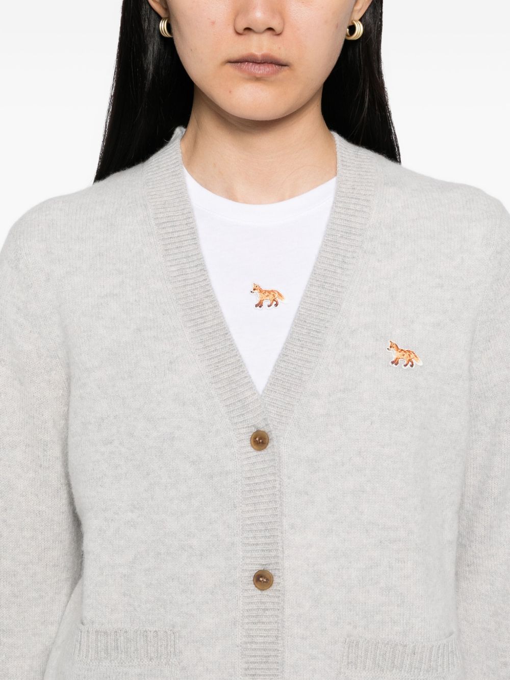 Maison Kitsuné Baby Fox Patch cardigan Maison Kitsuné 