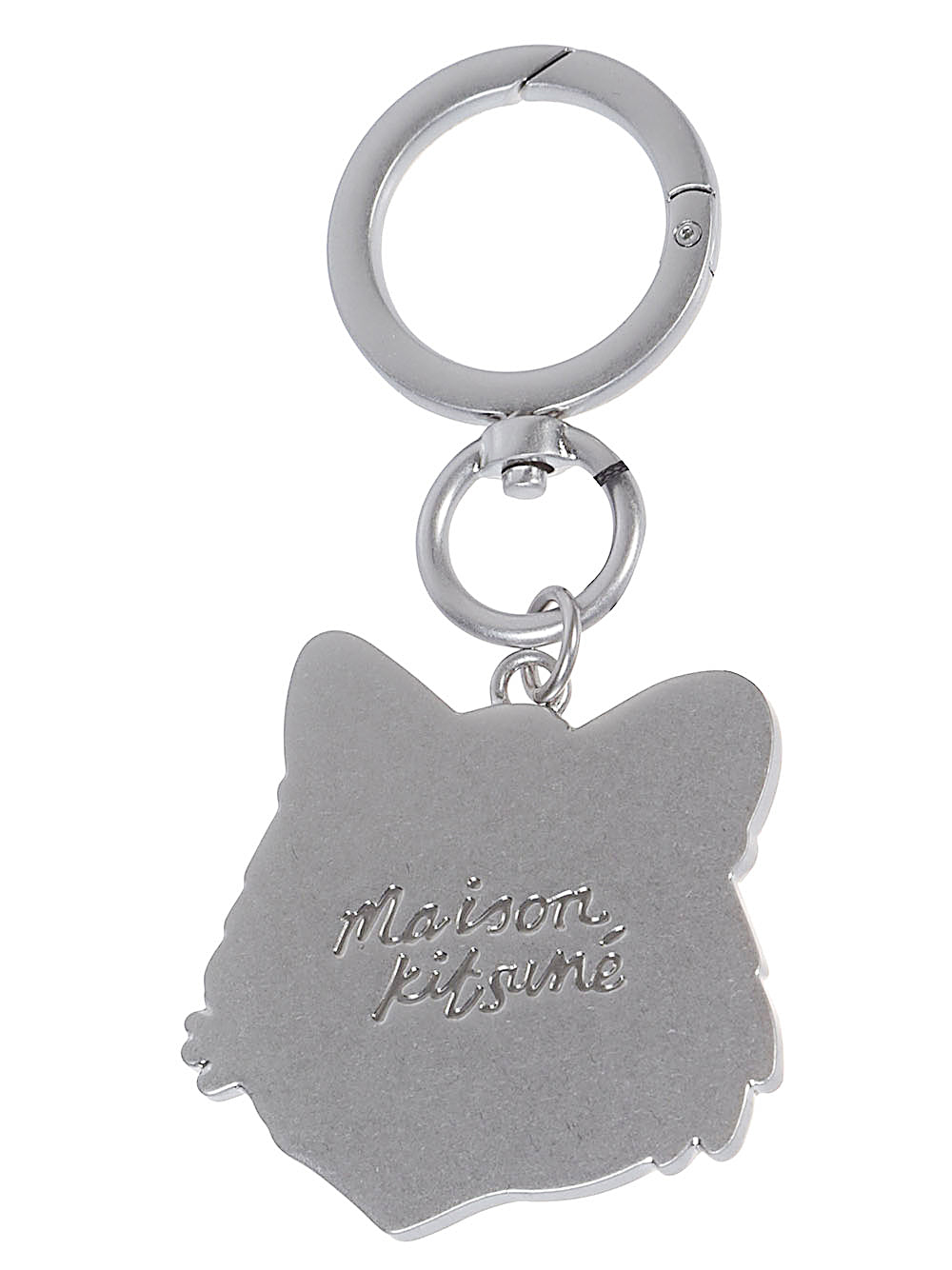 Maison Kitsuné MAISON KITSUNE' Keychains Silver Maison Kitsuné 