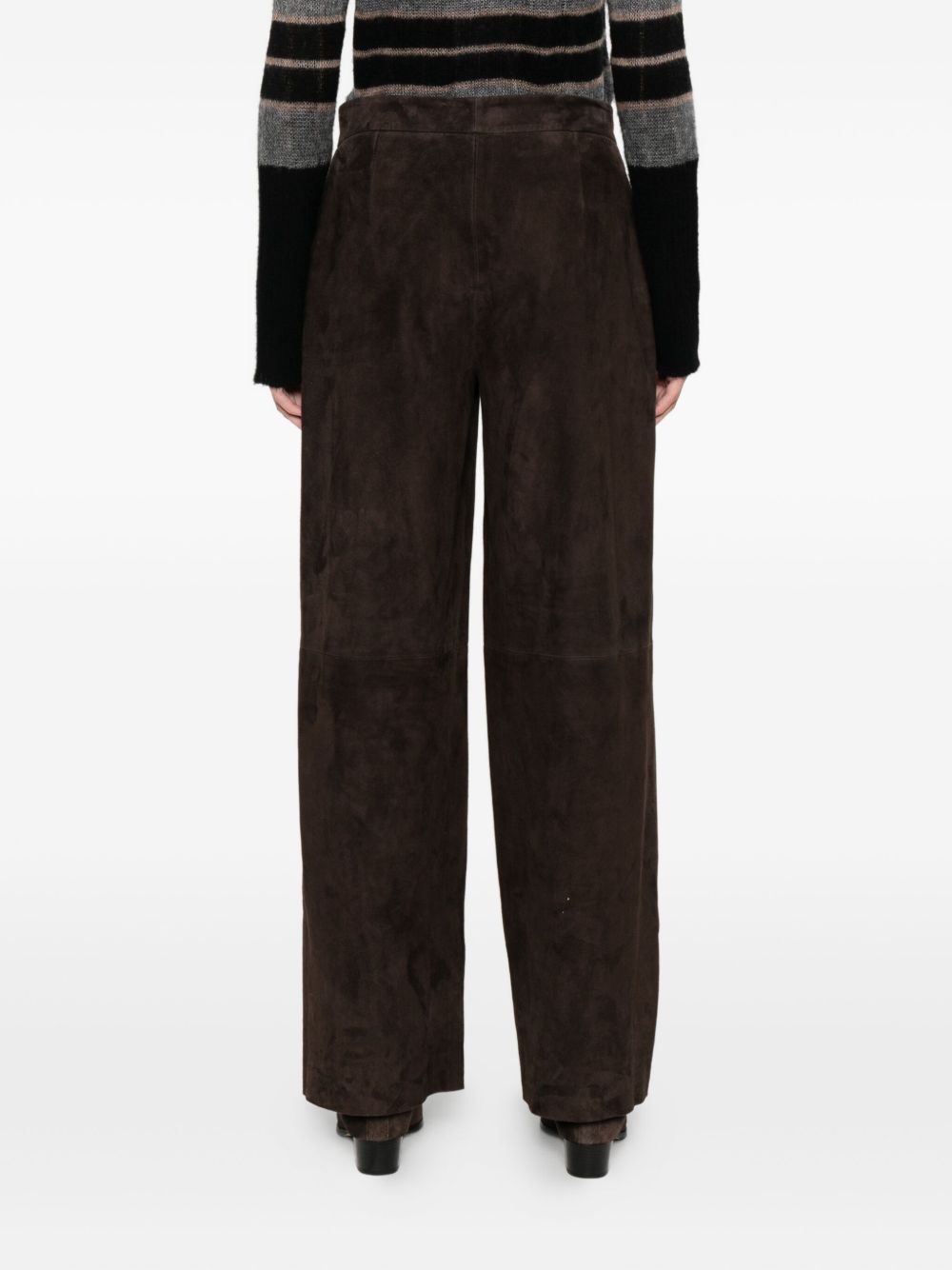 Via Masini 80 Trousers Brown Via Masini 80 