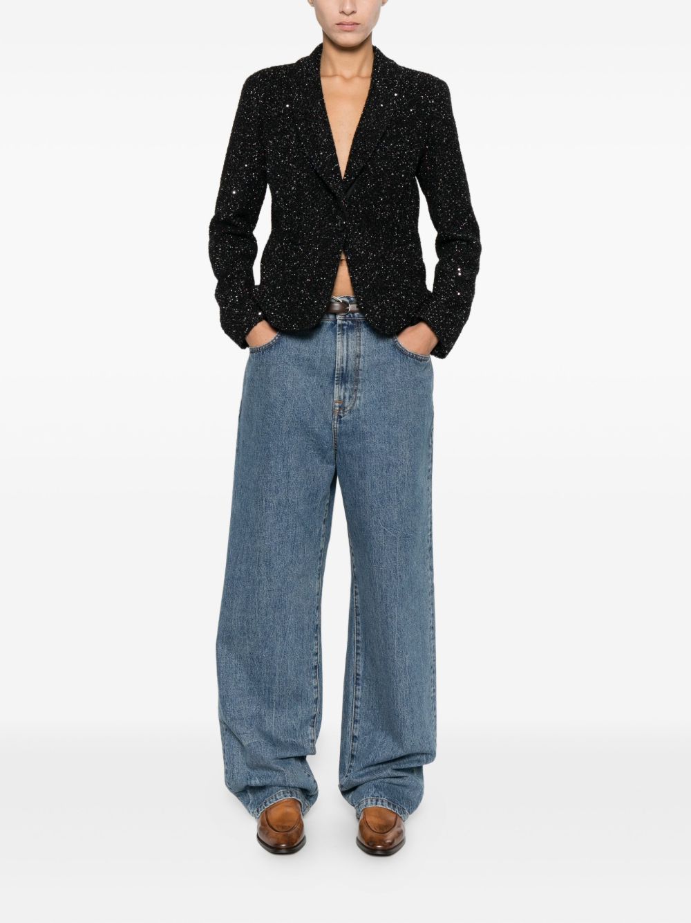 Emporio Armani Jackets Black Emporio Armani 