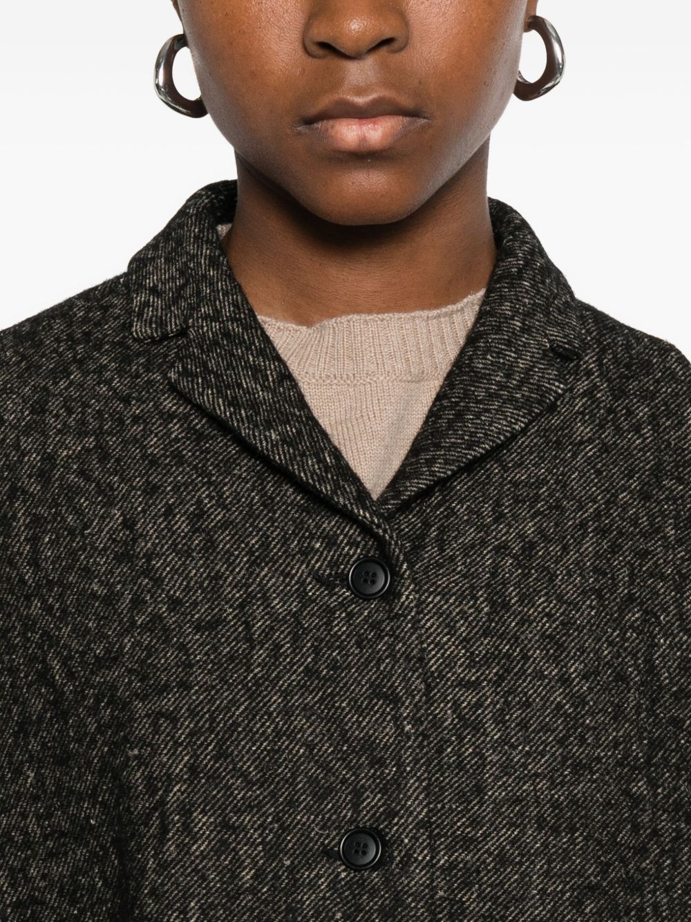 Apuntob Coats Black Apuntob 