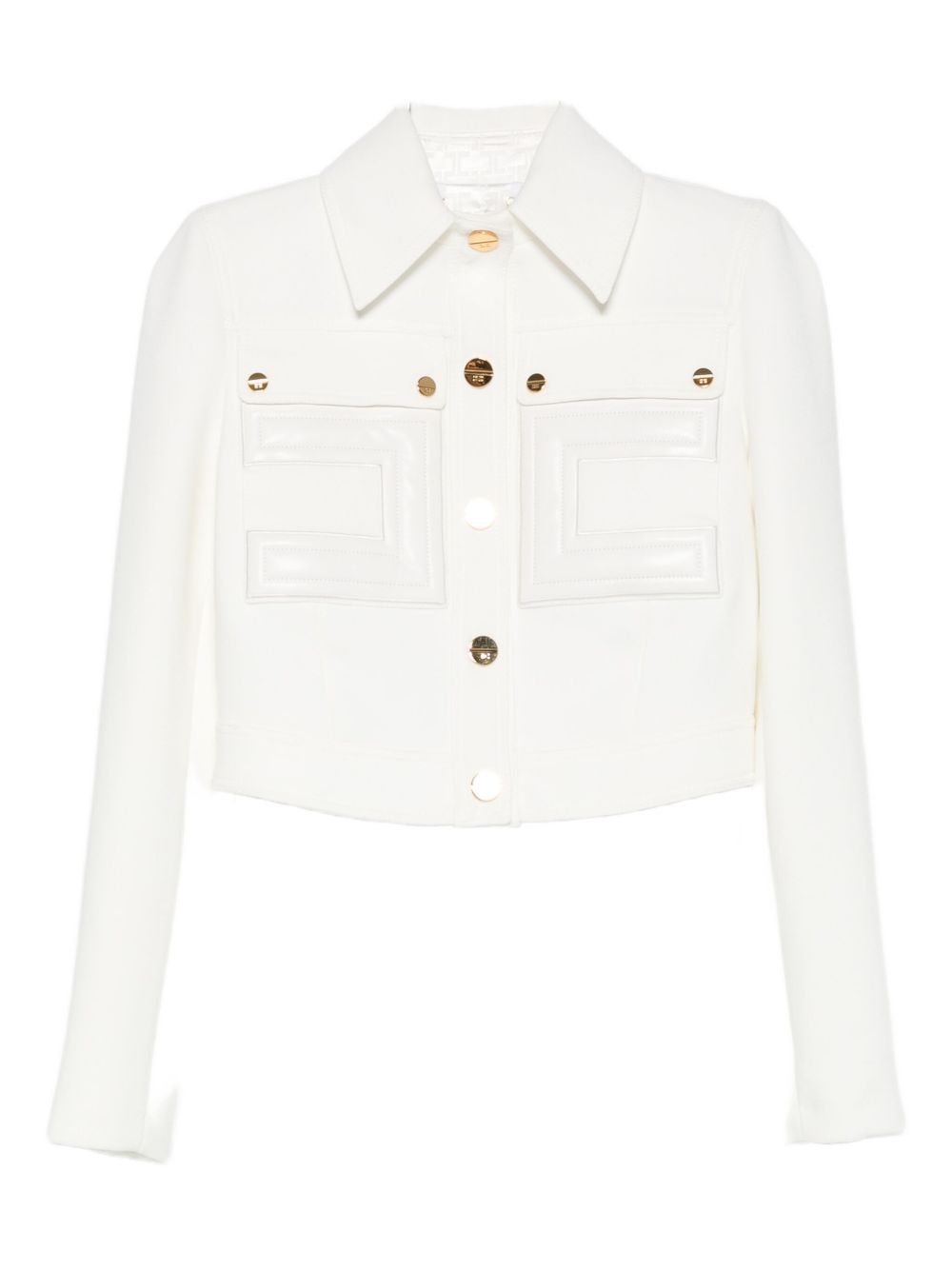 Elisabetta Franchi Jackets Ivory Elisabetta Franchi 