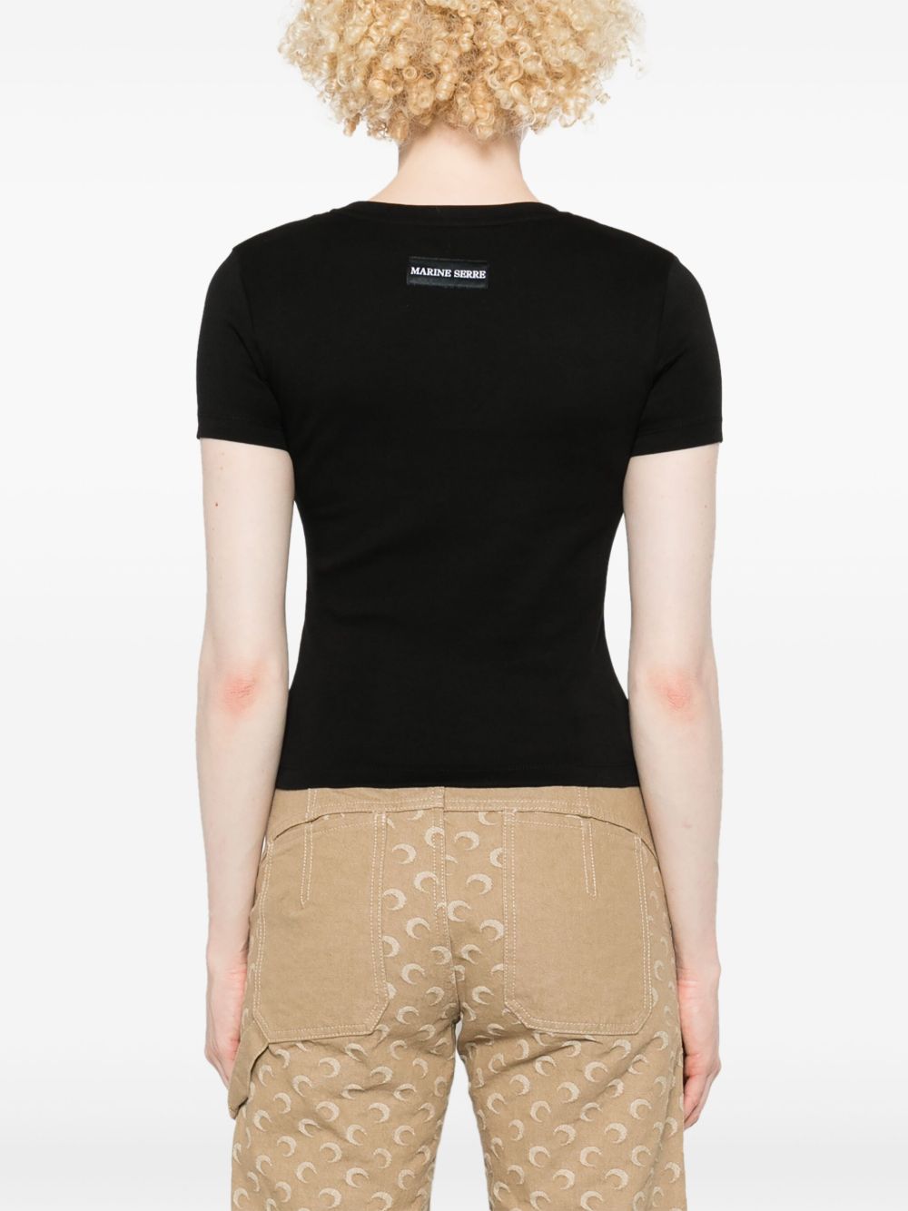 Marine Serre Moon logo T-shirt Marine Serre 