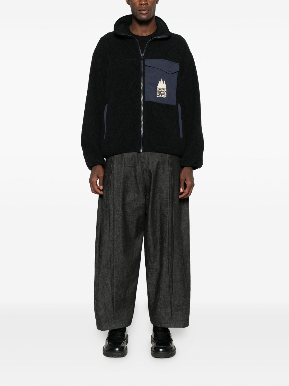 Maison Kitsuné MAISON KITSUNE' Coats Black Maison Kitsuné 