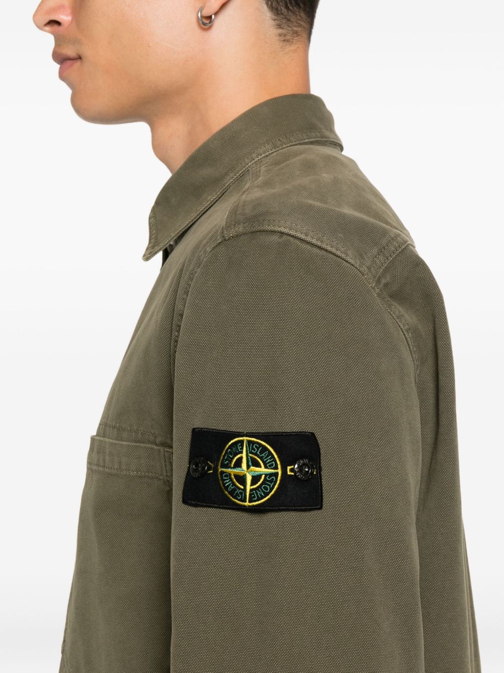 Stone Island Shirts Green Stone Island 