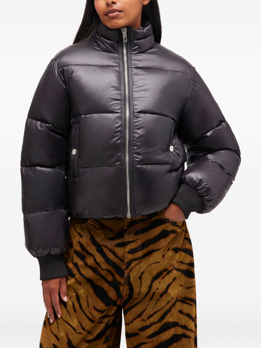 GANNI Coats Black Ganni 