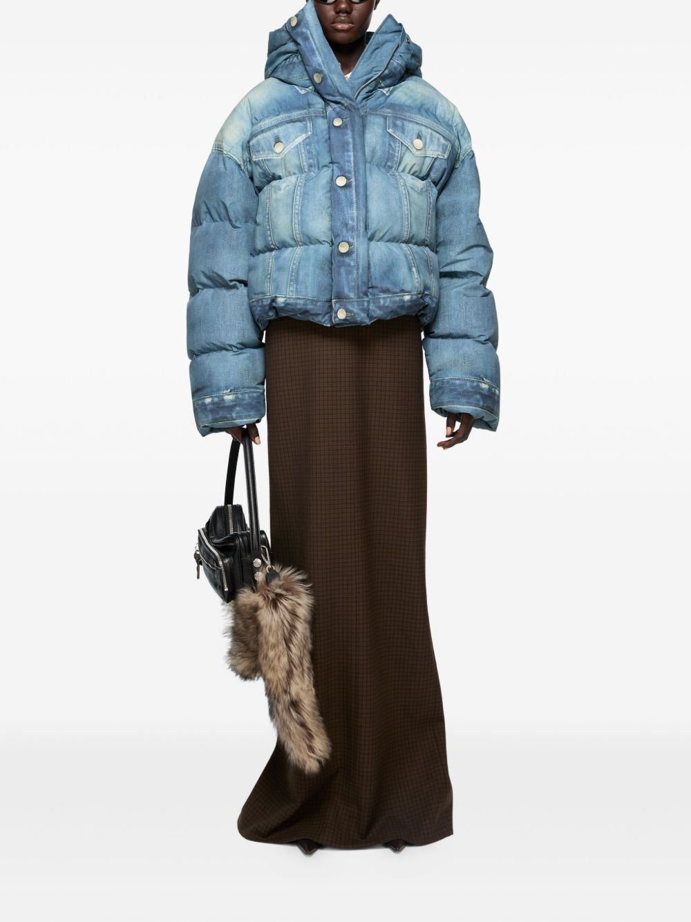 Acne Studios Coats Clear Blue Acne Studios 