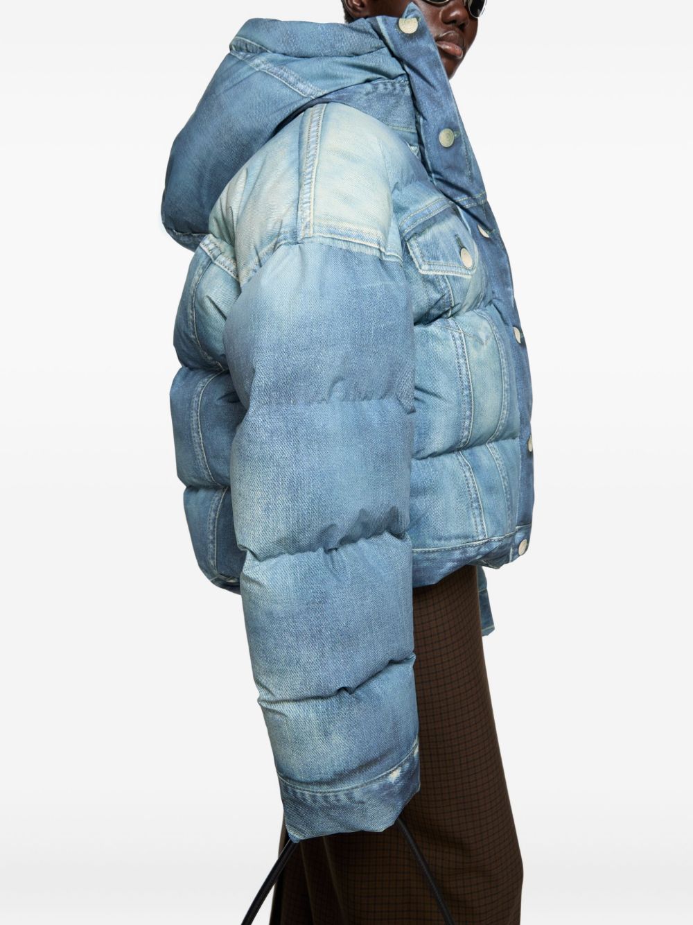 Acne Studios Coats Clear Blue Acne Studios 