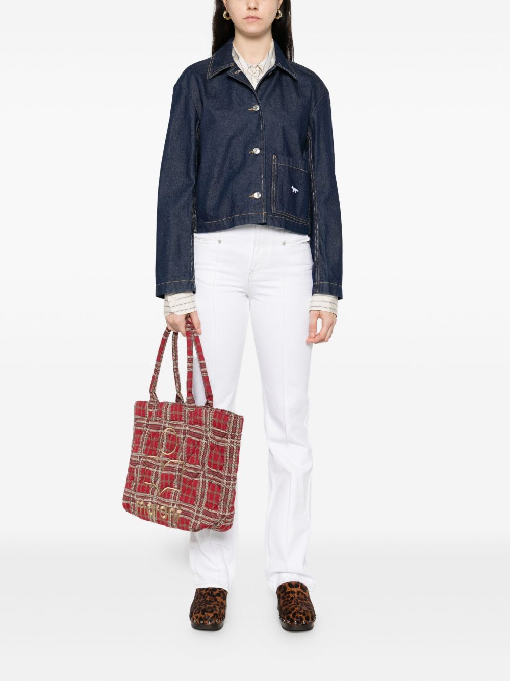 Maison Kitsuné MAISON KITSUNE' Coats Blue Maison Kitsuné 