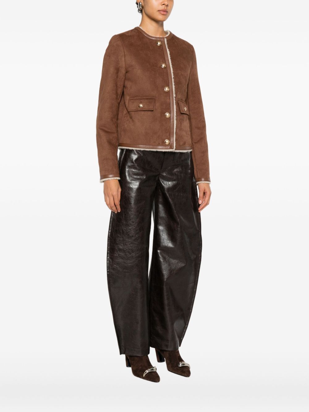 Semicouture Jackets Brown Semicouture 