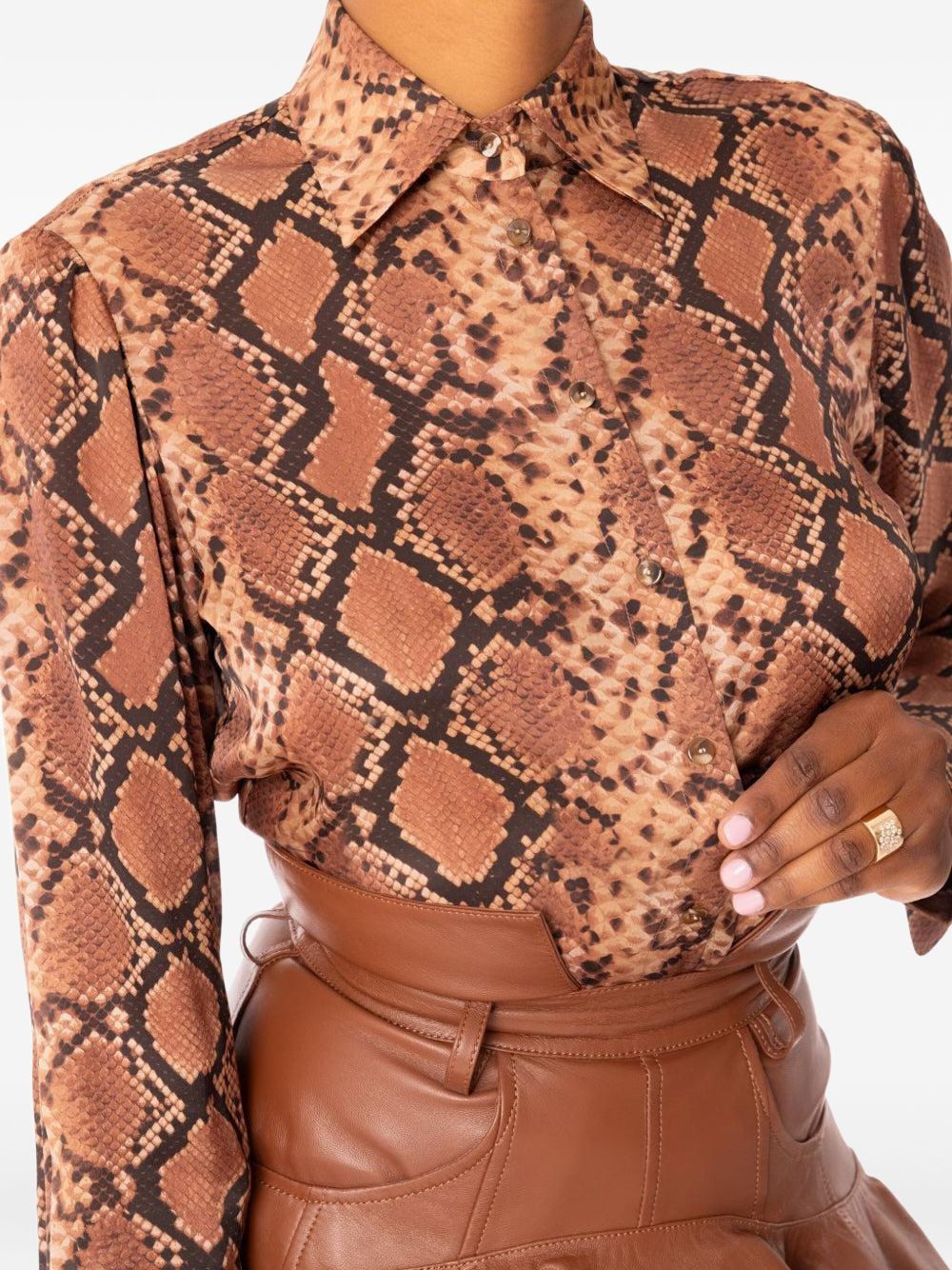 Zimmermann Skirts Leather Brown Zimmermann 