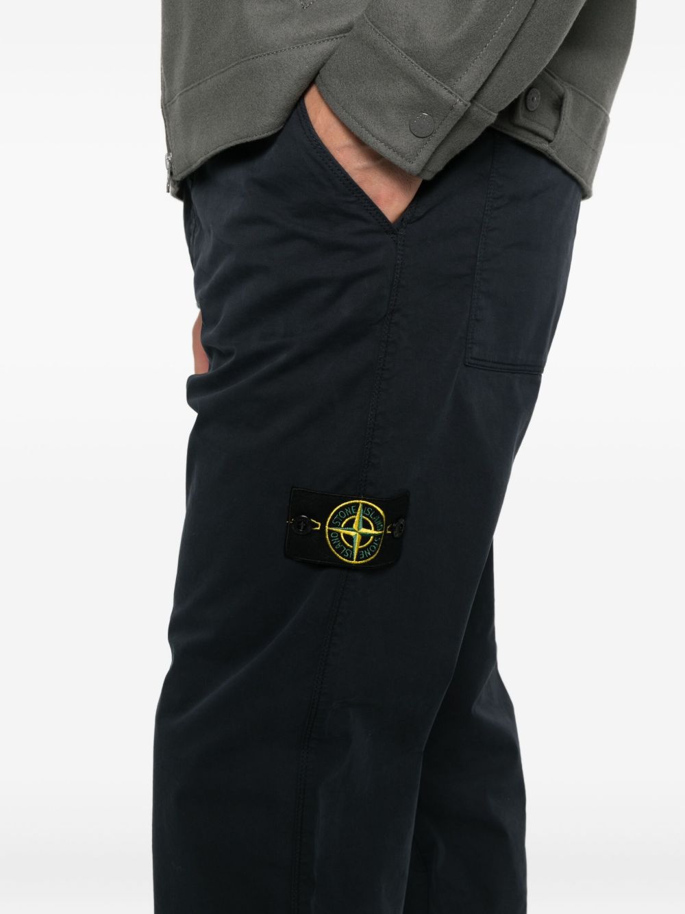Stone Island Trousers Blue Stone Island 