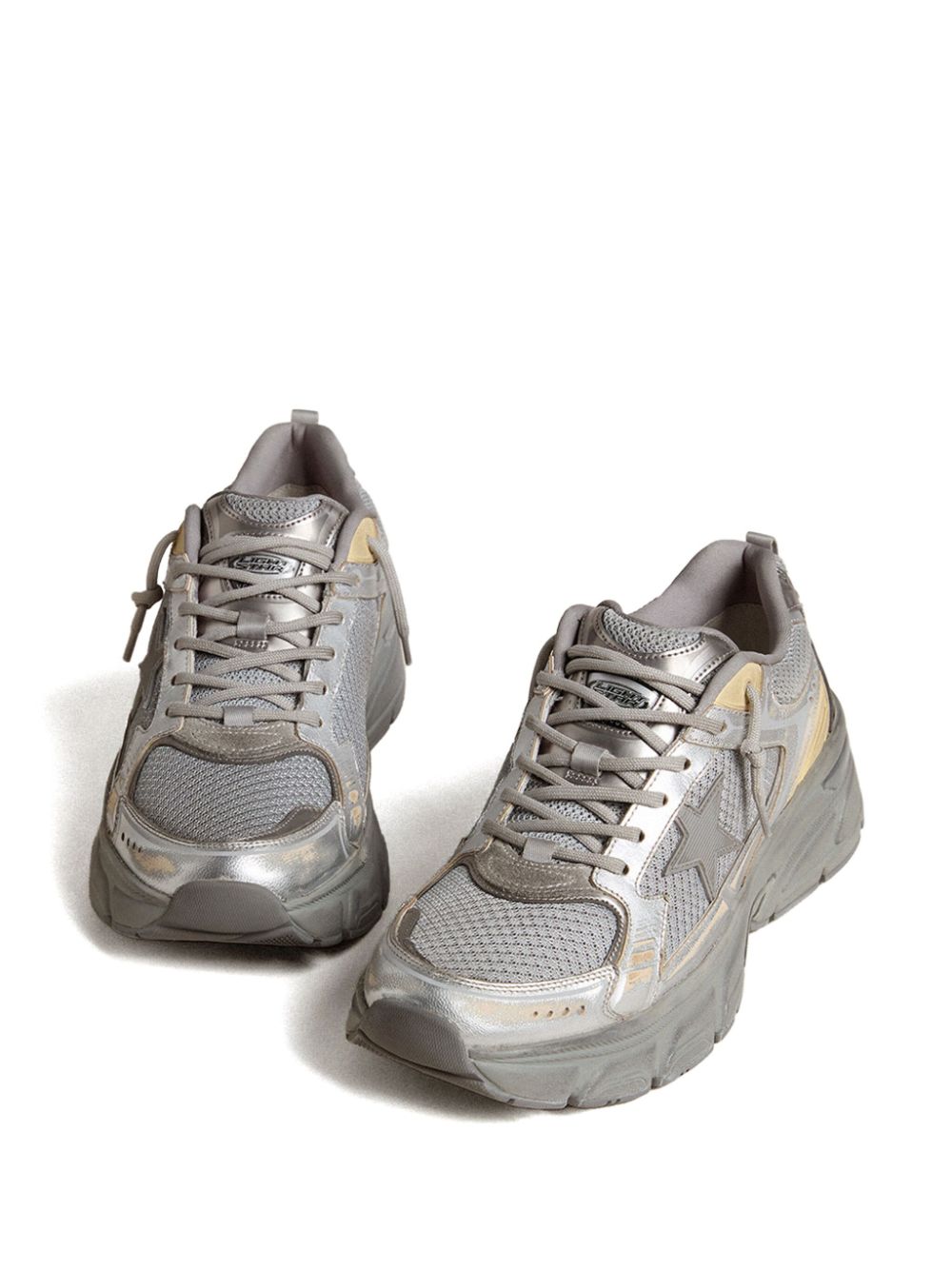 Golden Goose Sneakers Silver Golden Goose 