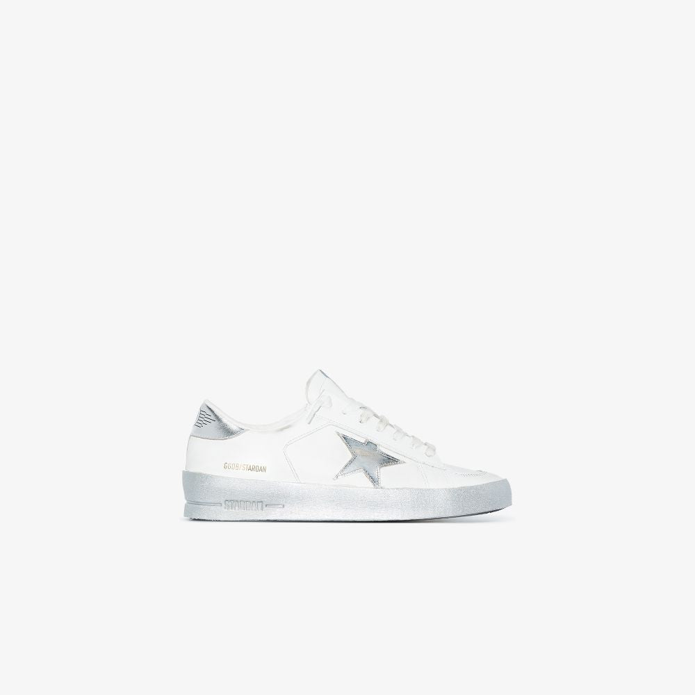 Golden Goose Sneakers Silver Golden Goose 
