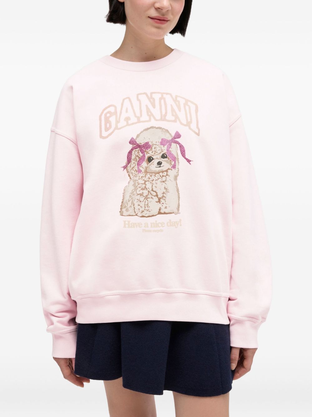 GANNI Sweaters Pink Ganni 