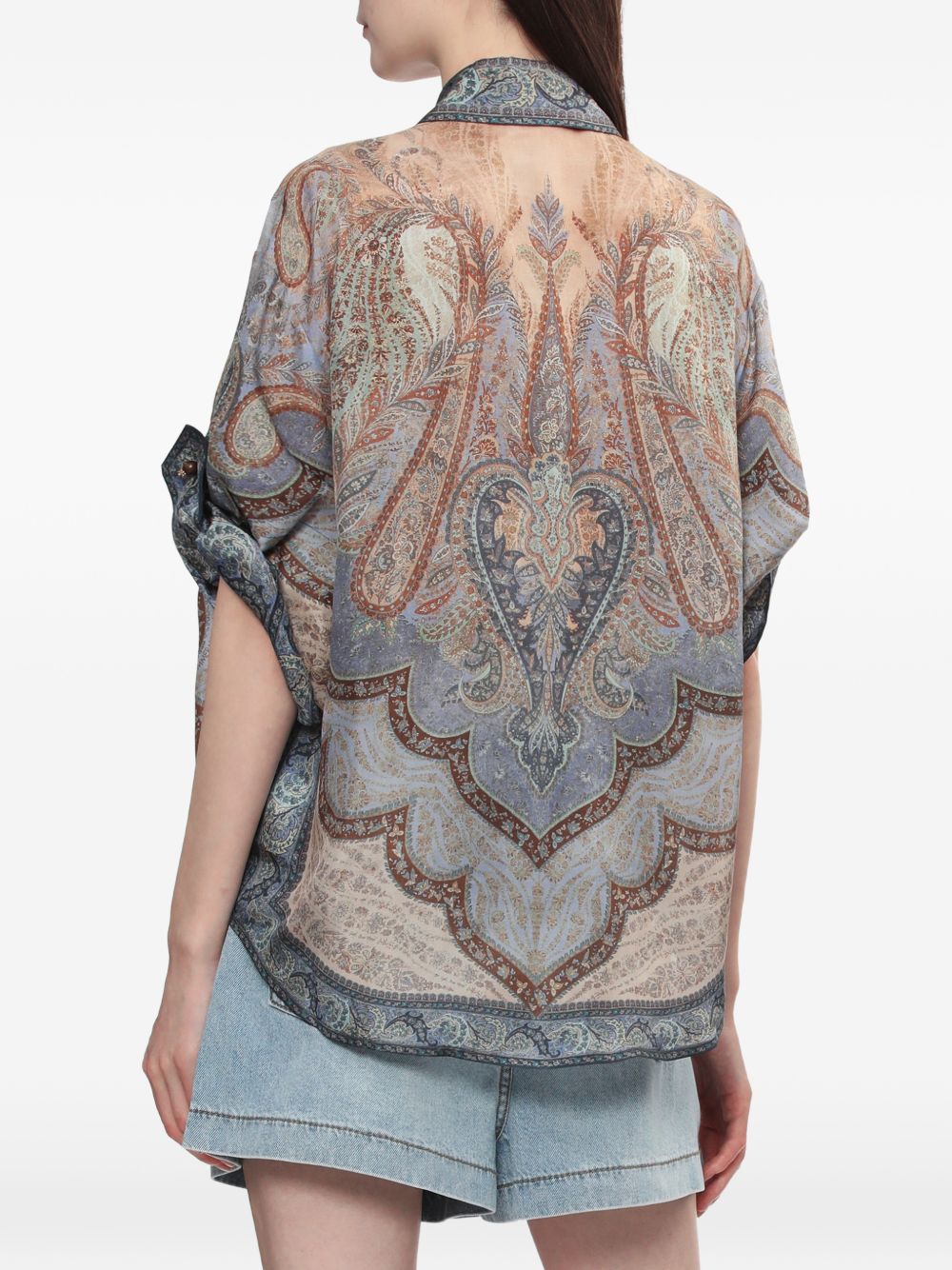 Zimmermann Shirts Blue Zimmermann 