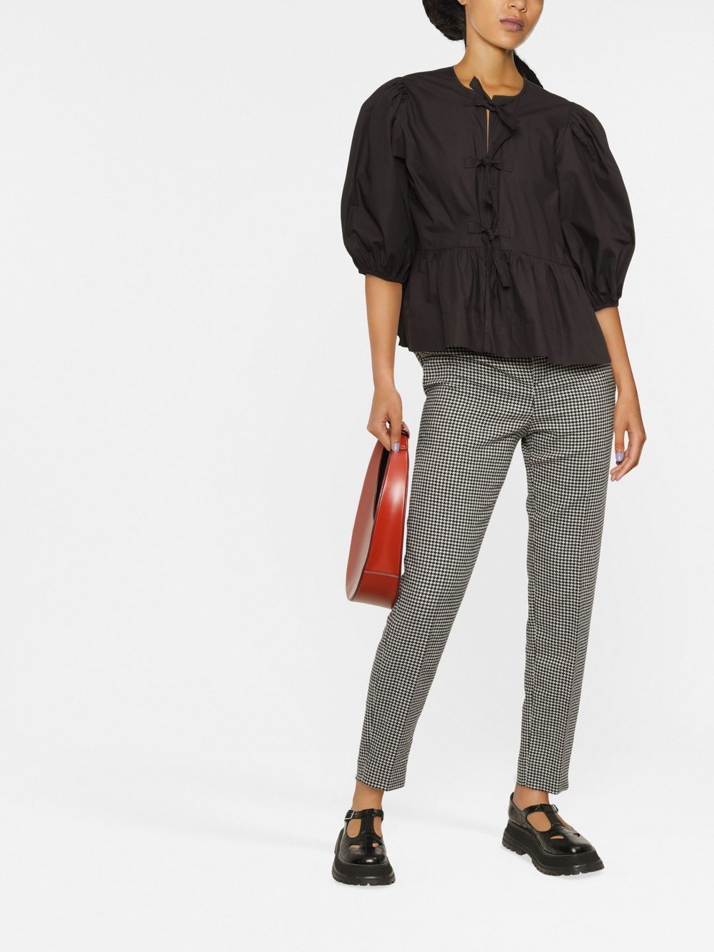 GANNI Top Black Ganni 