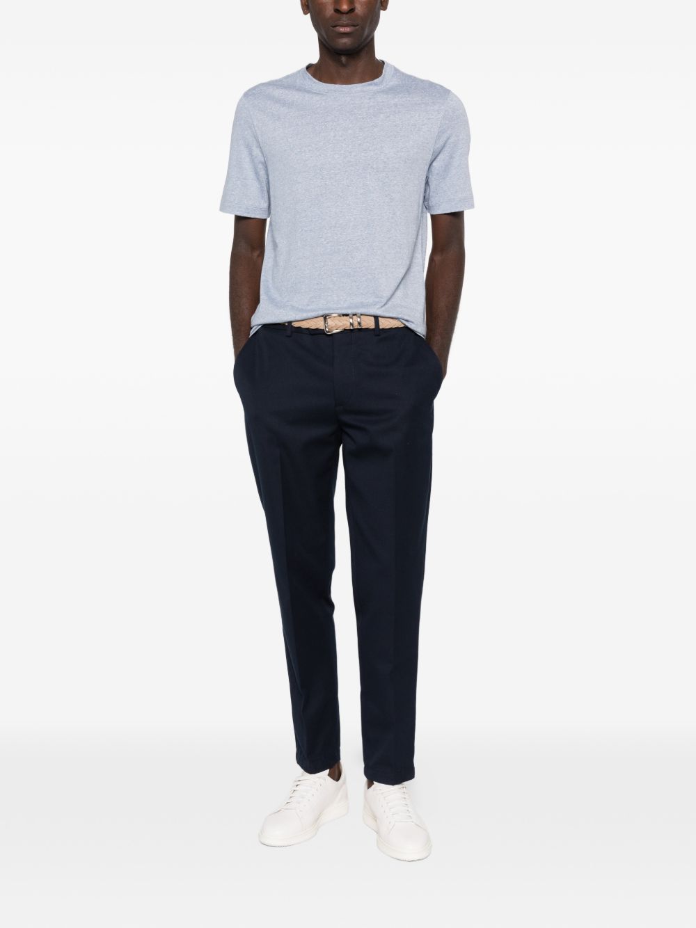 Brunello Cucinelli T-shirts and Polos Clear Blue Brunello Cucinelli 