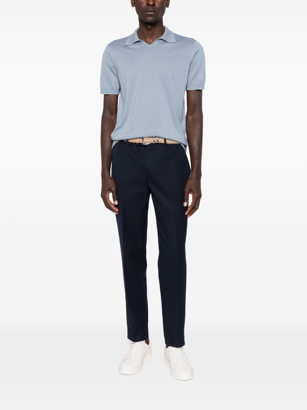 Brunello Cucinelli T-shirts and Polos Clear Blue Brunello Cucinelli 