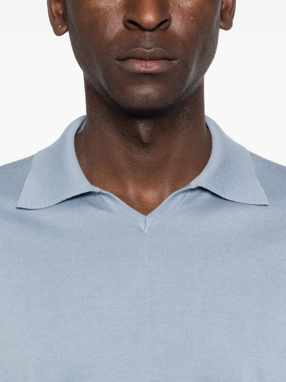 Brunello Cucinelli T-shirts and Polos Clear Blue Brunello Cucinelli 