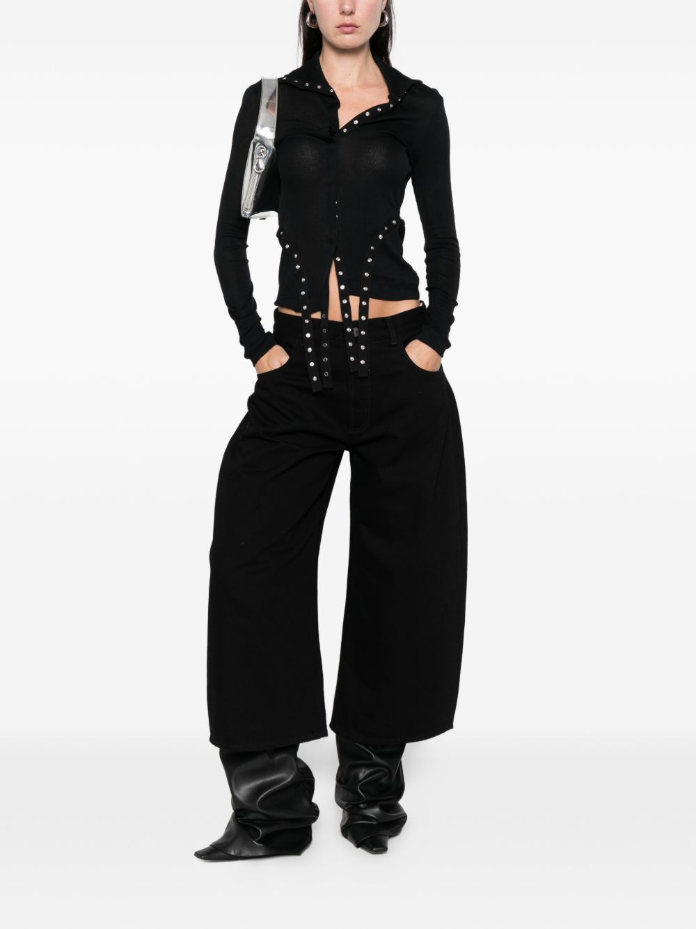 The Attico Jeans Black The Attico 