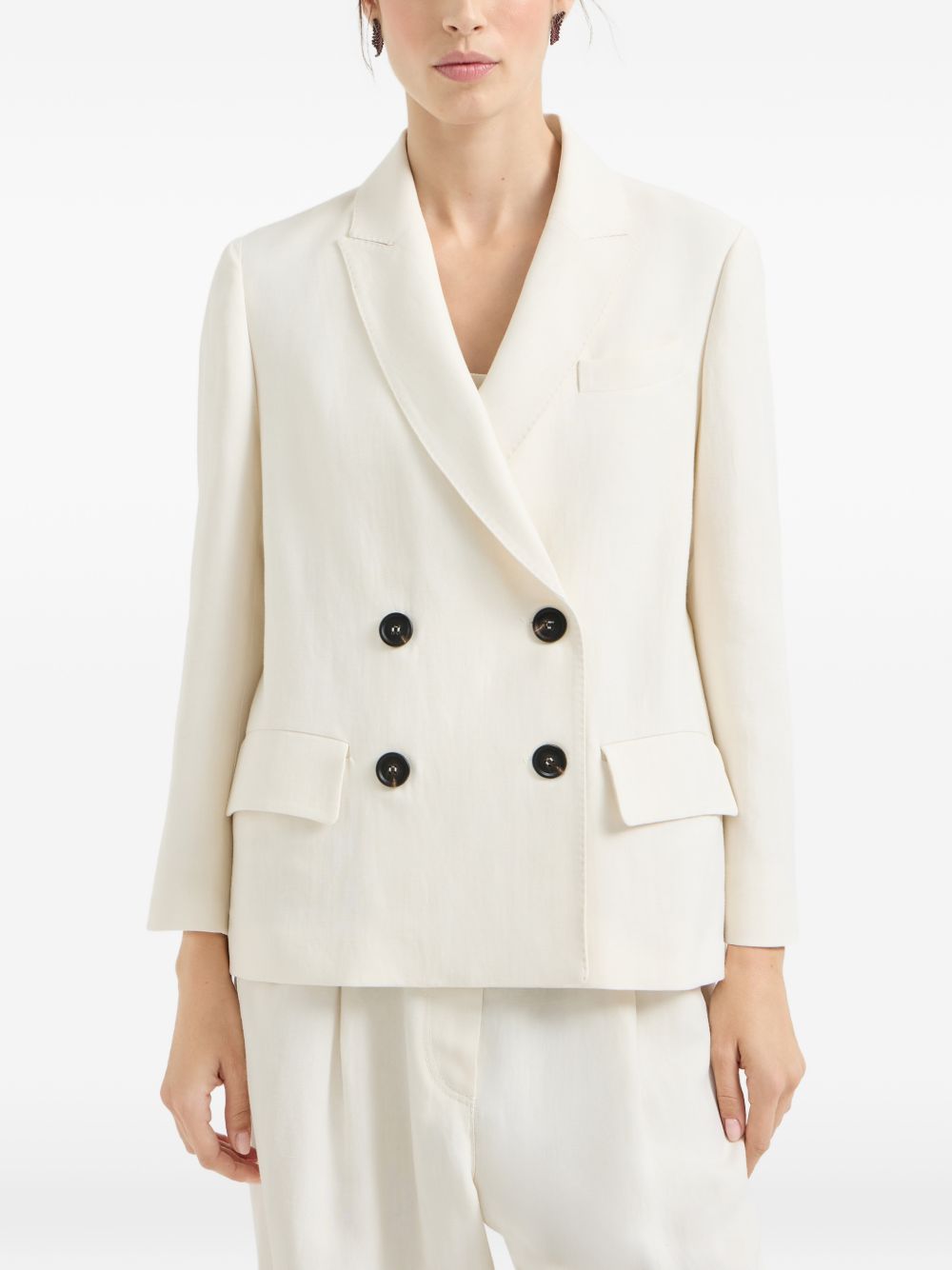 Brunello Cucinelli Jackets Cream Brunello Cucinelli 