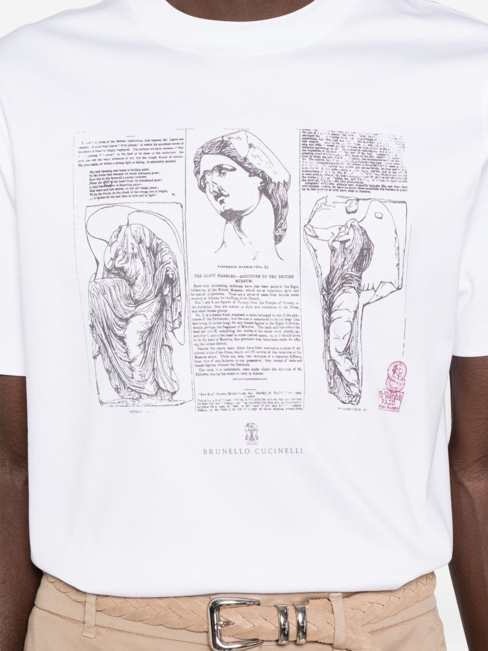 Brunello Cucinelli T-shirts and Polos White Brunello Cucinelli 