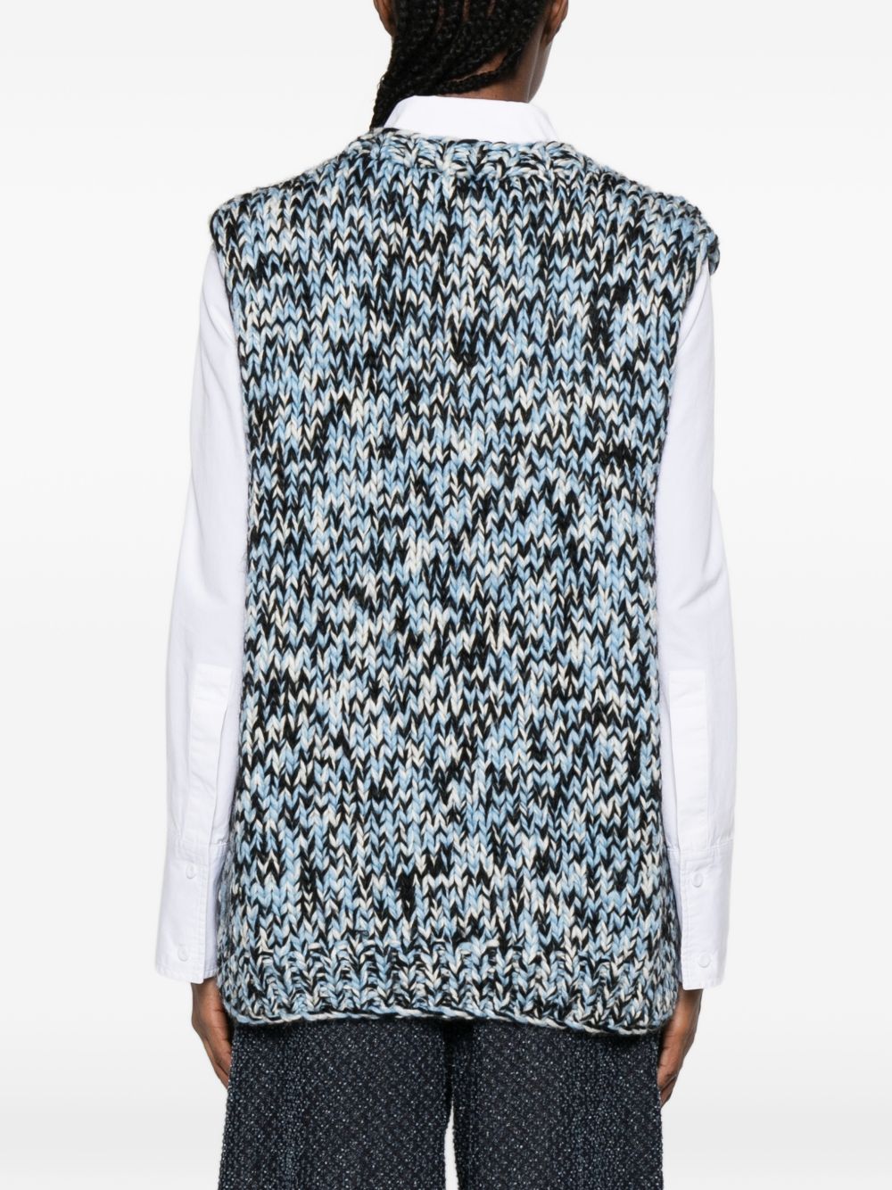 GANNI Sweaters Clear Blue Ganni 