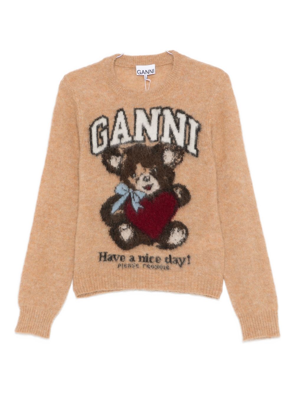 GANNI Sweaters Camel Ganni 