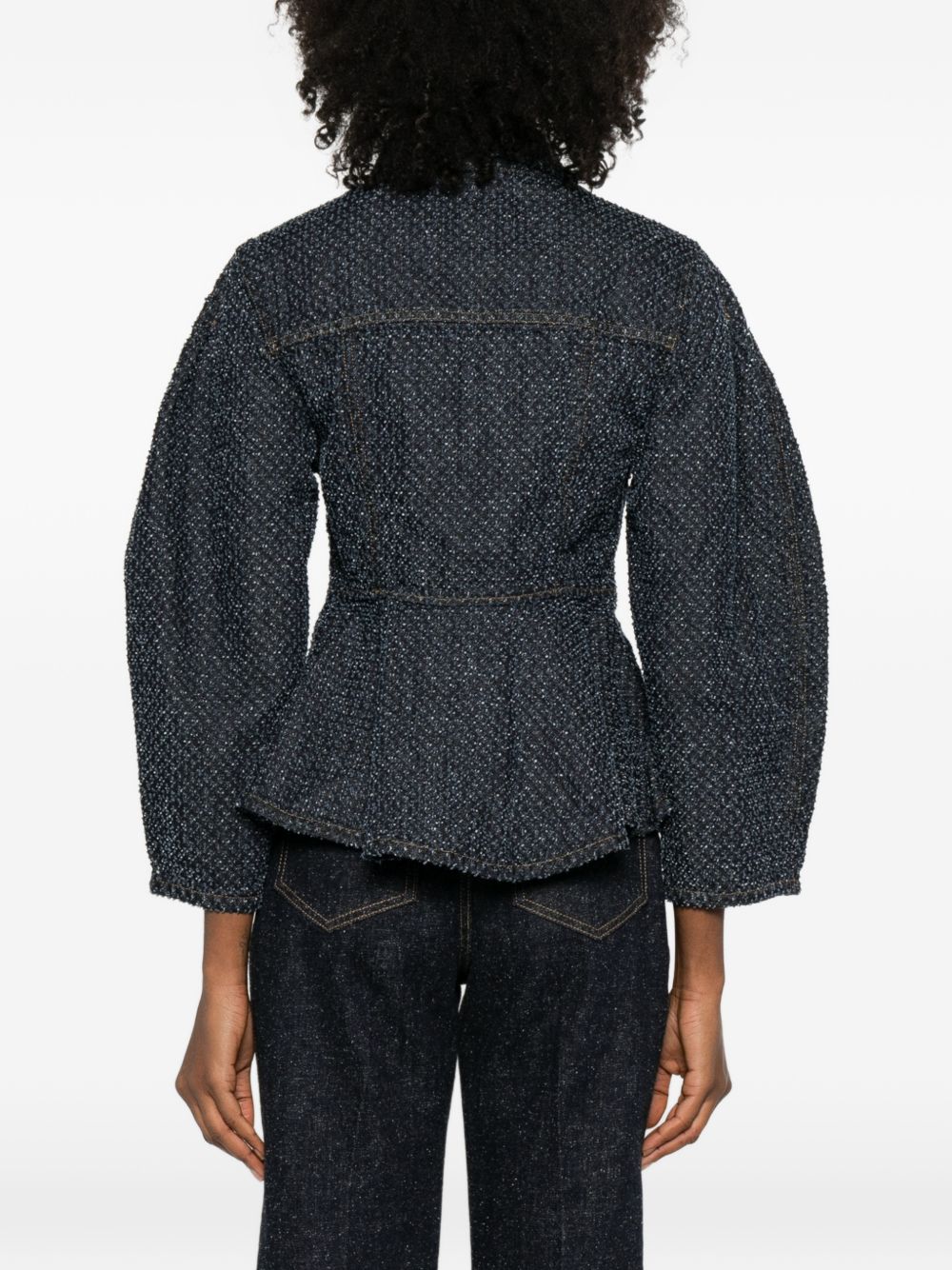 GANNI Coats Blue Ganni 