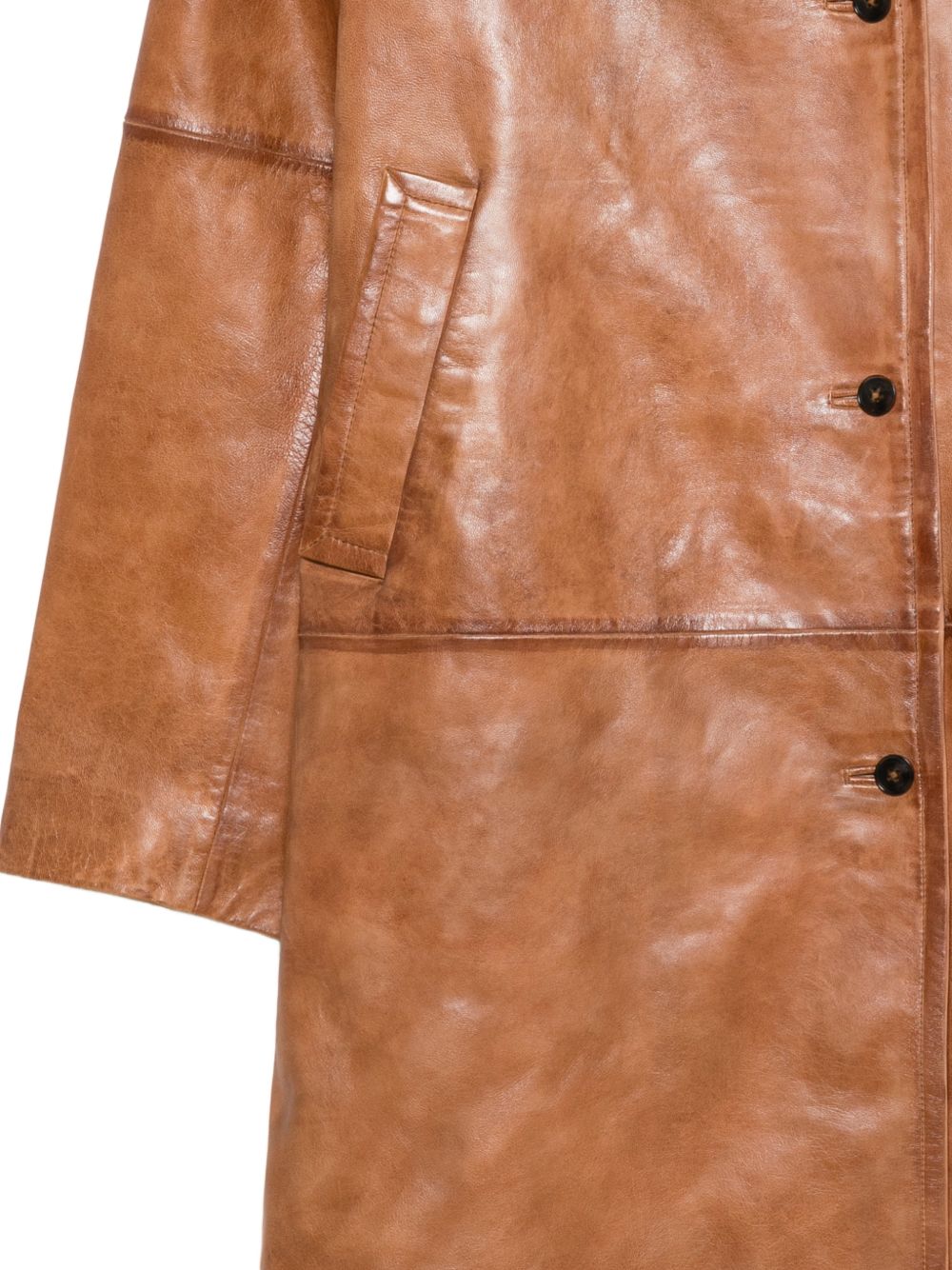 HERSKIND Coats Leather Brown HERSKIND 